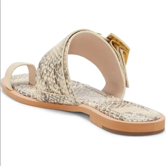NEW Louise Et Cie Altan Snake Toe-Loop Sandal 9.5 - Picture 3 of 8